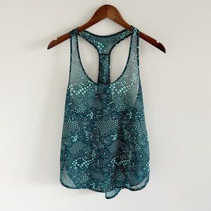 Lululemon 105 Singlet Tank Top in Pretty Lace Bali Breeze Alberta Lake